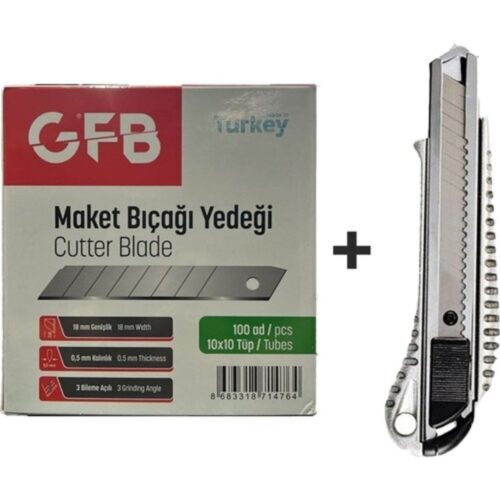 Gfb Maket Bıçağı Yedeği Metal Maket Bıçağı