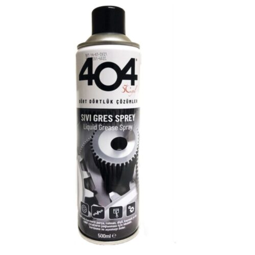 404 Sıvı Gres Yağı Sprey 500 Ml