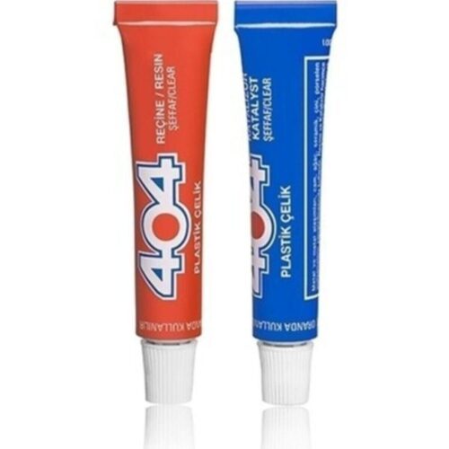 404 Plastik Çelik Yapıştırıcı 41gr No:2 *çift Karışımlı Şeffaf