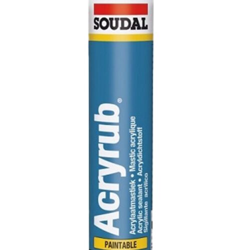 Silikonize Akrilik Mastik Beyaz 500 Gr