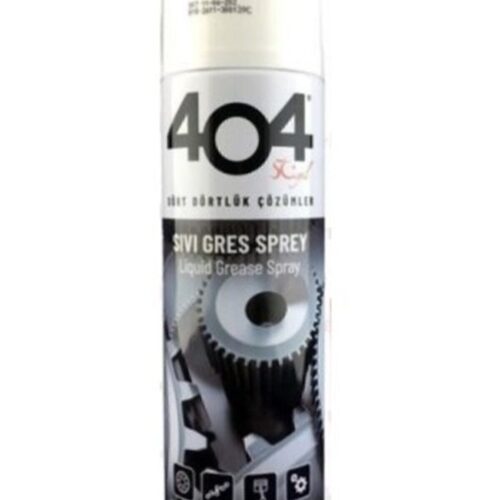 404 Sıvı Gres Yağı Sprey 500 ml Zincir Yağlayıcı Oto Bisiklet Motosiklet