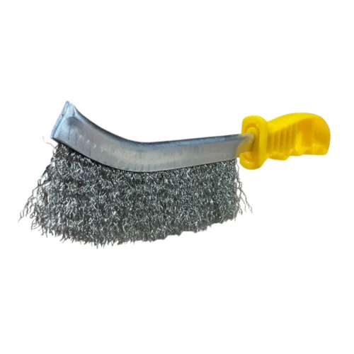 PASLANMAZ PLASTİK SAPLI TEL FIRÇA KOD:5127