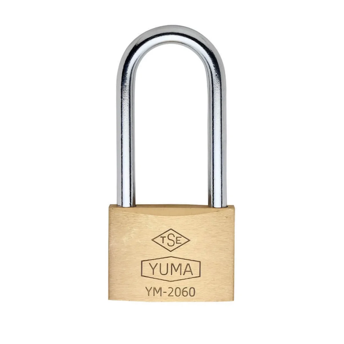 YUMA PİRİNÇ ASMA KİLİT UZUN 60 MM YM-2060L