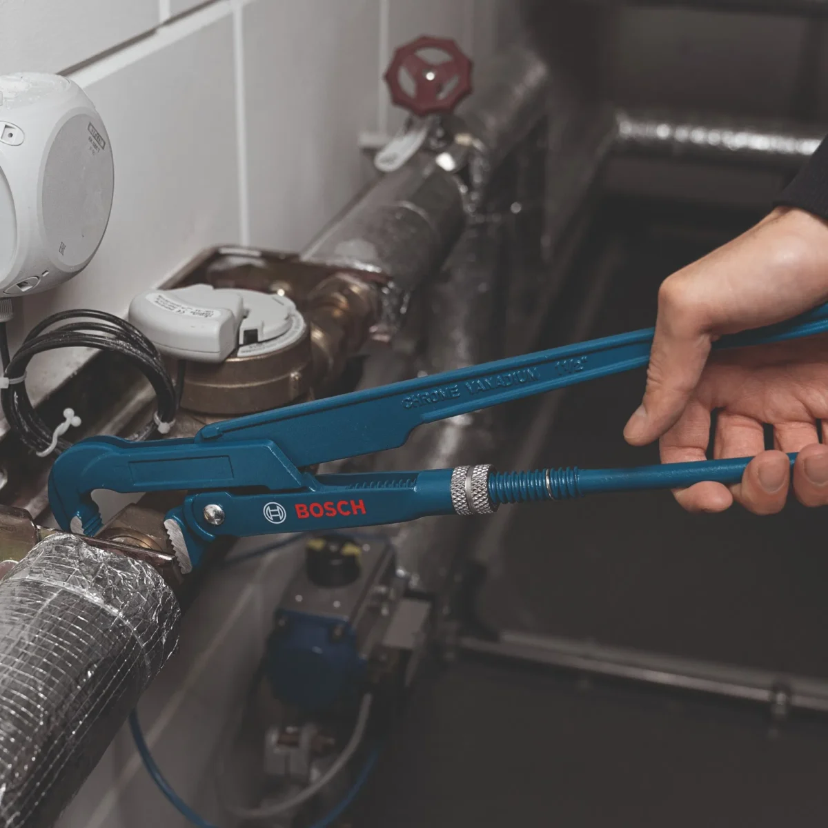 BOSCH MAŞALI BORU ANAHTARI 1" 90° 1600A02W3V - Görsel 3