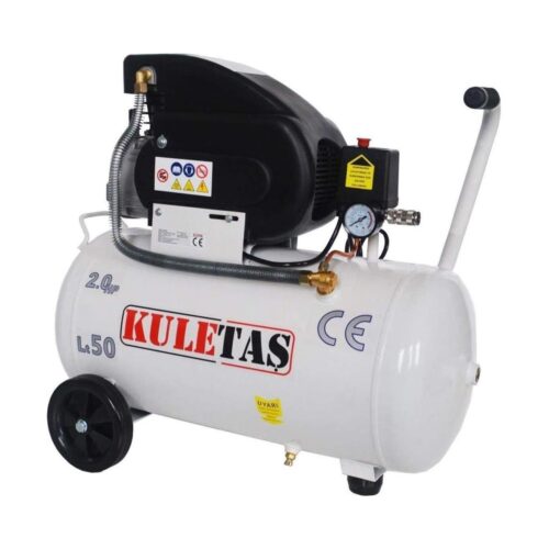 50 Lt 2 Hp Kompresör 8 Bar Basınç ve 50 Litre Hava Hacmi ile Güçlü Performans