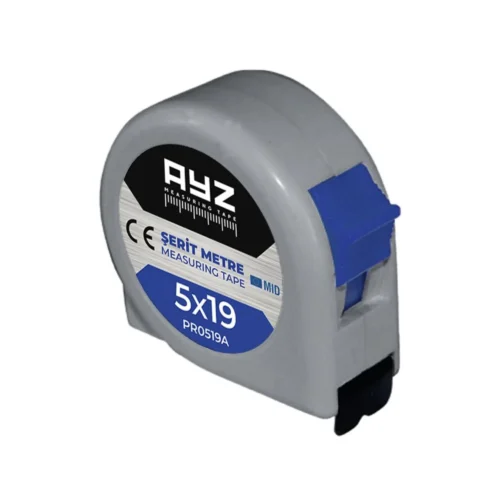 AYZ ŞERİT METRE GRİ (PR0519A) 5x19 MT