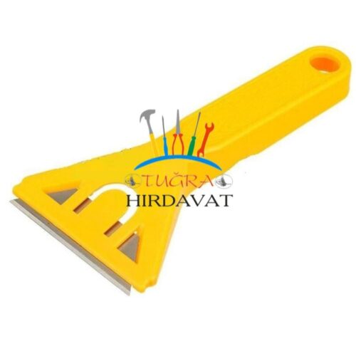 Cam Ve Buz Kazıma Metal Uçlu Plastik Sap.