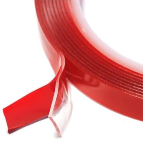 Çift Taraflı Silikonlu 2 Metre Şeffaf Bant 10 Mm X2m Su Geçirmez Süper Güçlü Montaj Band Akrilik S.b