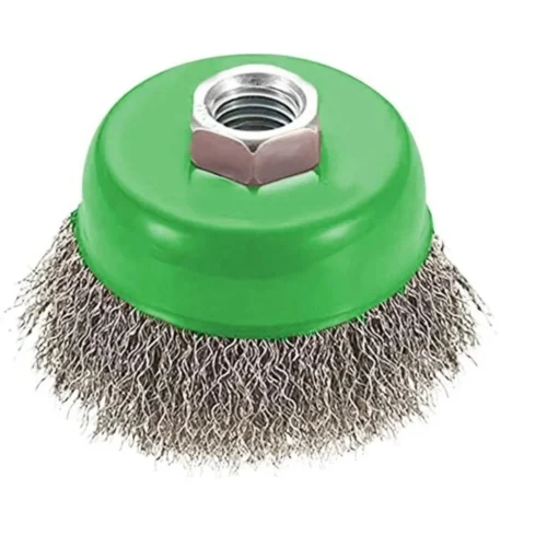 CTM PASLANMAZ SAÇAKLI ÇANAK FIRÇA (PSC-80) 80 MM