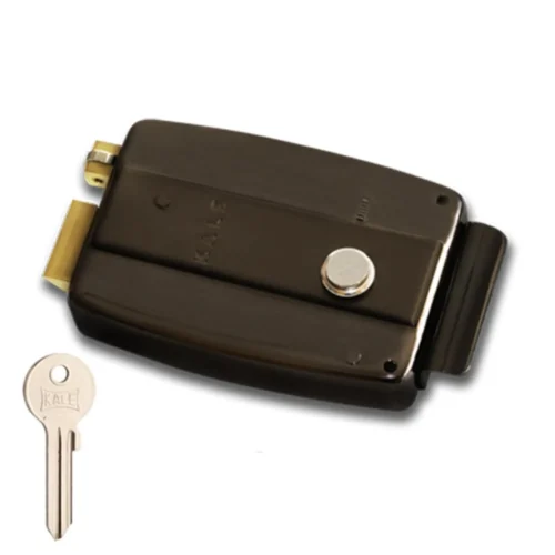 KALE ELEKTRİKLİ TRAJLI KİLİT SİYAH NİKEL 157EL