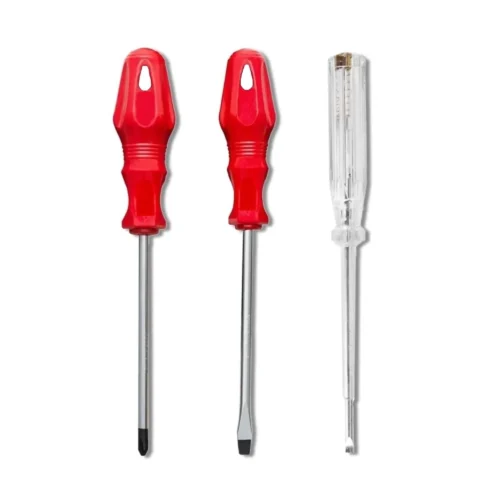 Kontrol Kalemi Yıldız Ve Düz Tornavida Tamirci Seti 3'lü Set