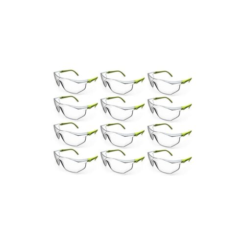 Neiko Beyaz Camlı Koruyucu Çapak Labaratuvar Gözlüğü Şeffaf 12'li
