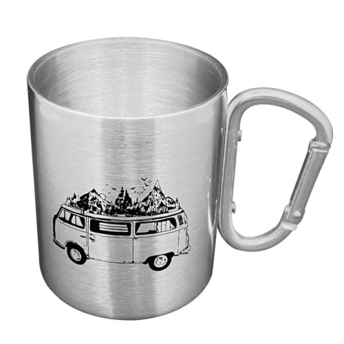 ORCAMP KARABİNALI PASLANMAZ ÇELİK BARDAK (OUT1850) 180 ml