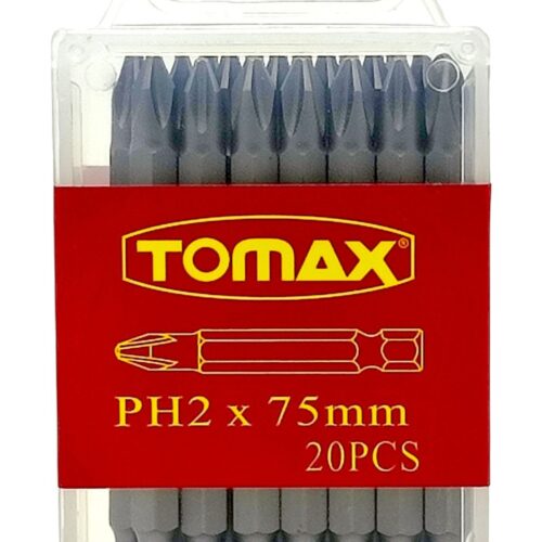 Yıldız Vidalama Uc Yıldız Vidalama Ucları Hırdavat Vidalama Ucları Bits Uç Ph2x75mm ( 20 Li Paket )