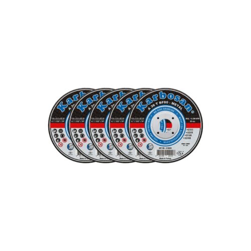 Metal Kesme Taşı Diski 115×2,5 mm – Demir ve Çelik Için 5 Adet