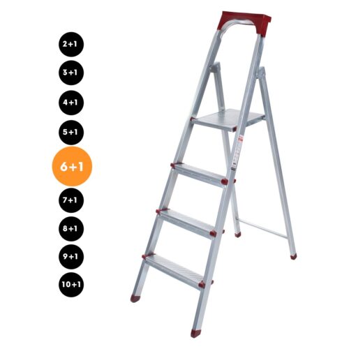 Elips Galvanizli Katlanabilir Profil Merdiven 6+1 Basamak
