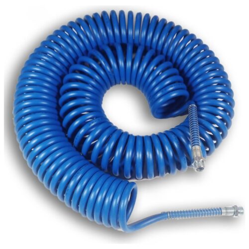 5x8 Kompresör ve 15M Spiral Hava Hortumu Seti, Dayanıklı ve Kullanışlı