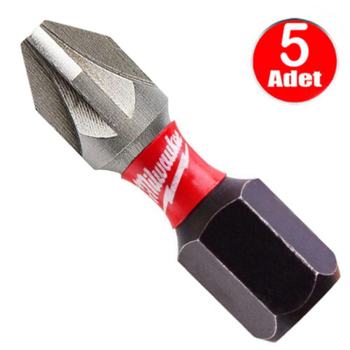 Bits Yıldız Uç Vidalama Matkap Ucu Pz2 x 25mm -5 Adet